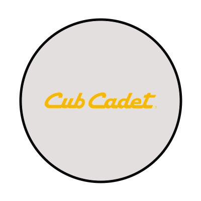 Cub Cadet logo in a round button