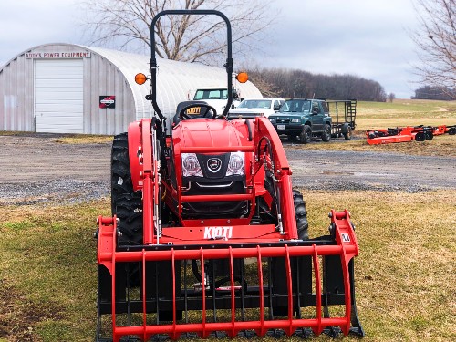 Kioti Tractor outside Addy's Power Equipment